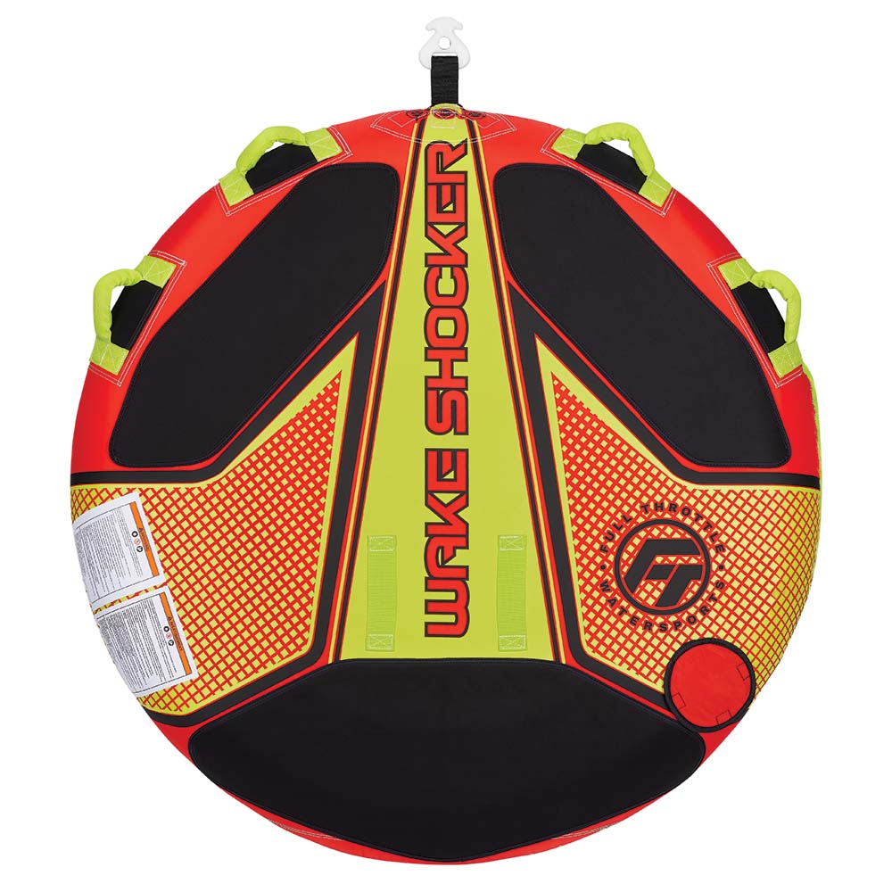 Full Throttle Wake Shocker Towable Tube - 2 Rider - Red [302400-100-002-21] - Mealey Marine