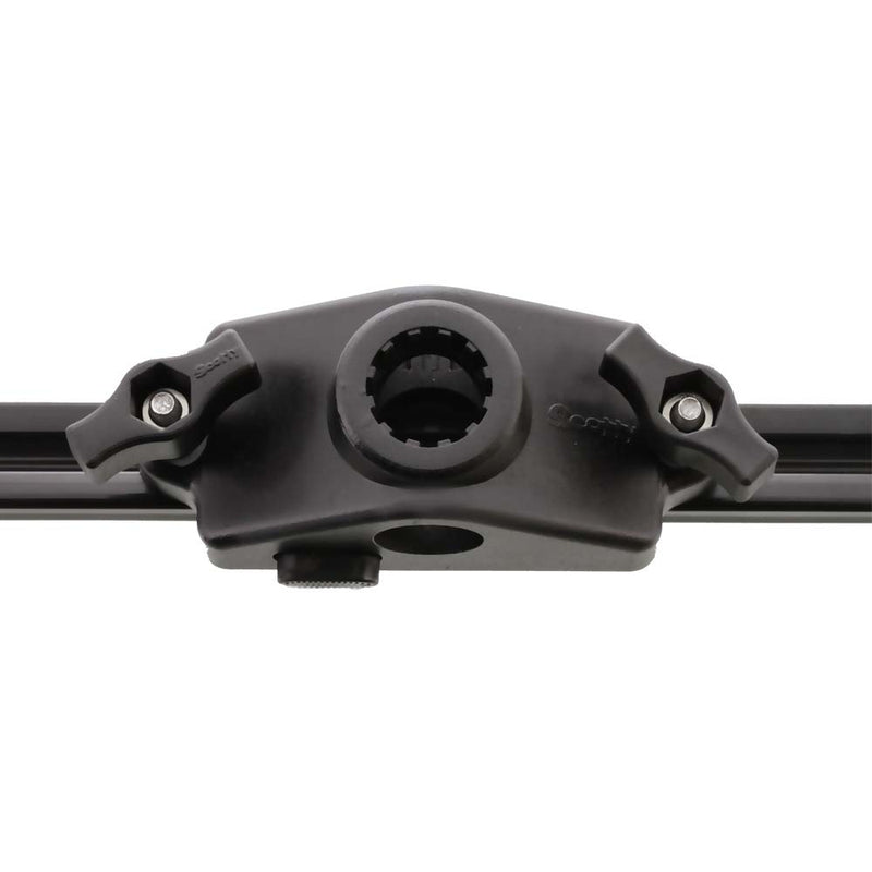 Scotty 0343 Locking Gunnel Track Mount [0343-BK] - Mealey Marine