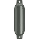 Polyform G-5 Twin Eye Fender 8.8" x 26.8" - Graphite [G-5-GRAPHITE] - Mealey Marine