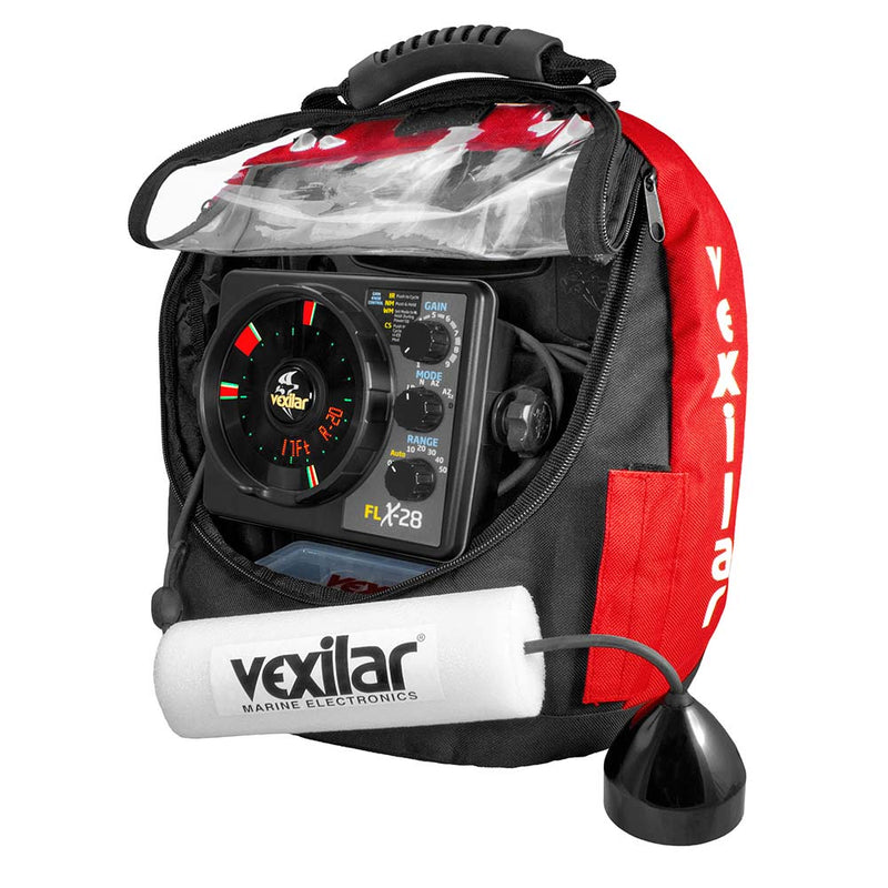 Vexilar FLX-28 Pro Pack II ProView Ice-Ducer w/Soft Pack [PPLI28PV] - Mealey Marine