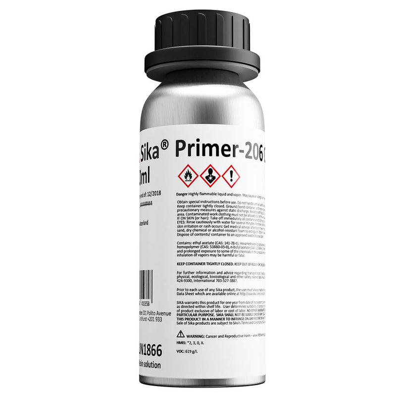 Sika Primer-206 G+P Black 250ml Bottle [91572] - Mealey Marine