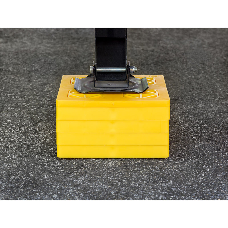Camco FasTen Leveling Blocks w/T-Handle - 2x2 - Yellow *10-Pack [44512]