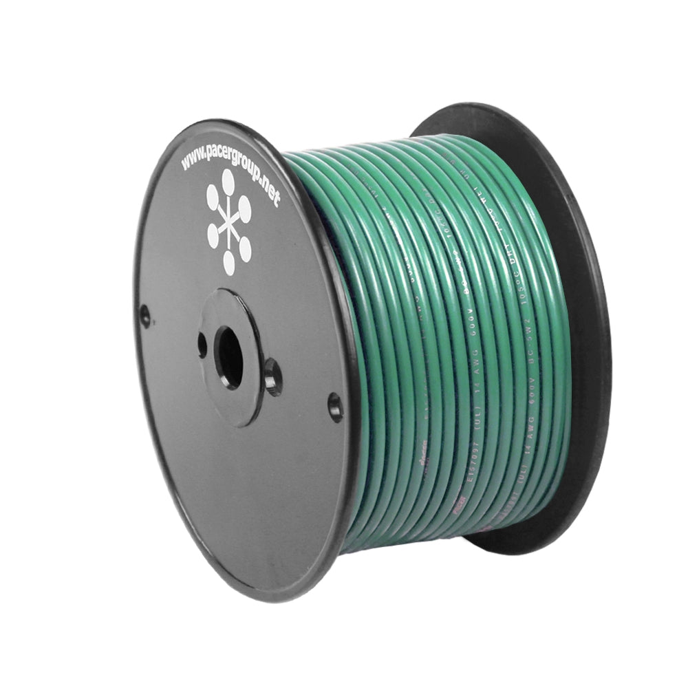 Pacer Green 16 AWG Primary Wire - 100  [WUL16GN-100]