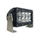 Black Oak Pro Series 3.0 Double Row 4" LED Light Bar - Flood Optics - Black Housing [4F-D5OS]