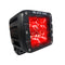 Black Oak 2" Red LED Predator Hunting Pod Light - Flood Optics - Black Housing - Pro Series 3.0 [2R-POD3OS]