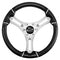 Schmitt Marine Torcello 14" Wheel - 04 Series - Polyurethane Wheel w/Chrome Trim  Cap - Brushed Spokes - 3/4" Tapered Shaft [PU043144-12]