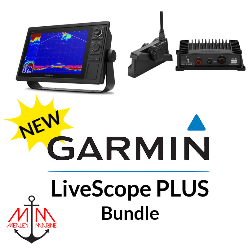 Garmin GPSMAP 1222 Keyed Network & Panoptix LiveScope LVS34 PLUS Bundle