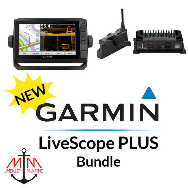 Garmin ECHOMAP UHD 93sv & LiveScope LVS34 Bundle