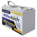 Millertech Lithium 12V 75AH Deep Cycle Battery
