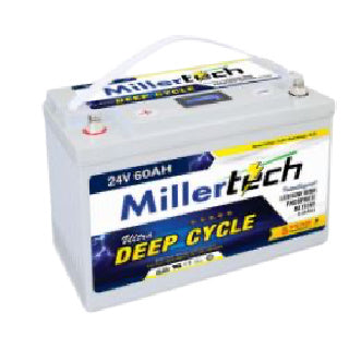 Millertech Lithium 24V 60Ah Deep Cycle Battery