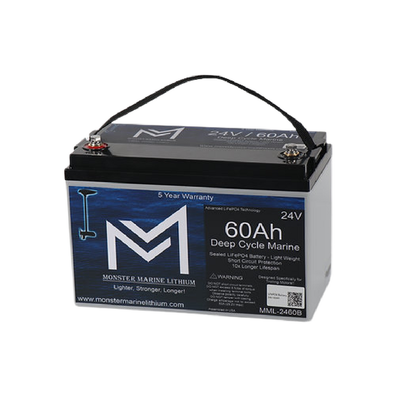 Monster Marine Lithium 24V 60AH Deep Cycle Battery