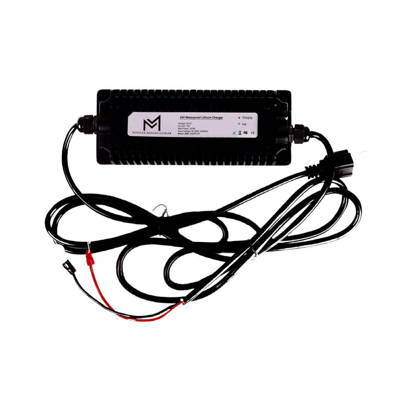 Monster Marine 24V 10A Waterproof Lithium Battery Charger